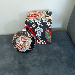 Vera Bradley Christmas Ornament with Box